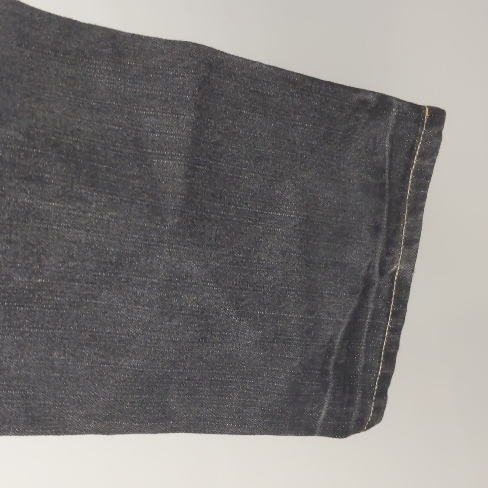 Cotton On Kids Denim Jeans Size 6-7 Black Elastic Waist Unisex - Picture 8 of 11